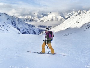 Caroline Gleich, backcountry skiing, Utah backcountry skiing, Caroline Gleich skier