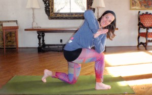 Modified Twisting Lunge, Cleansing Yoga, Cleansing poses