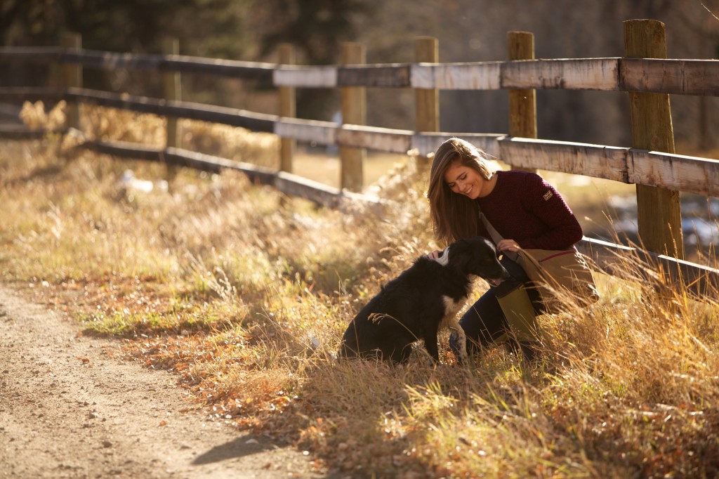 My Border Collie "Goose" and I wish you a happy, healthy new year!