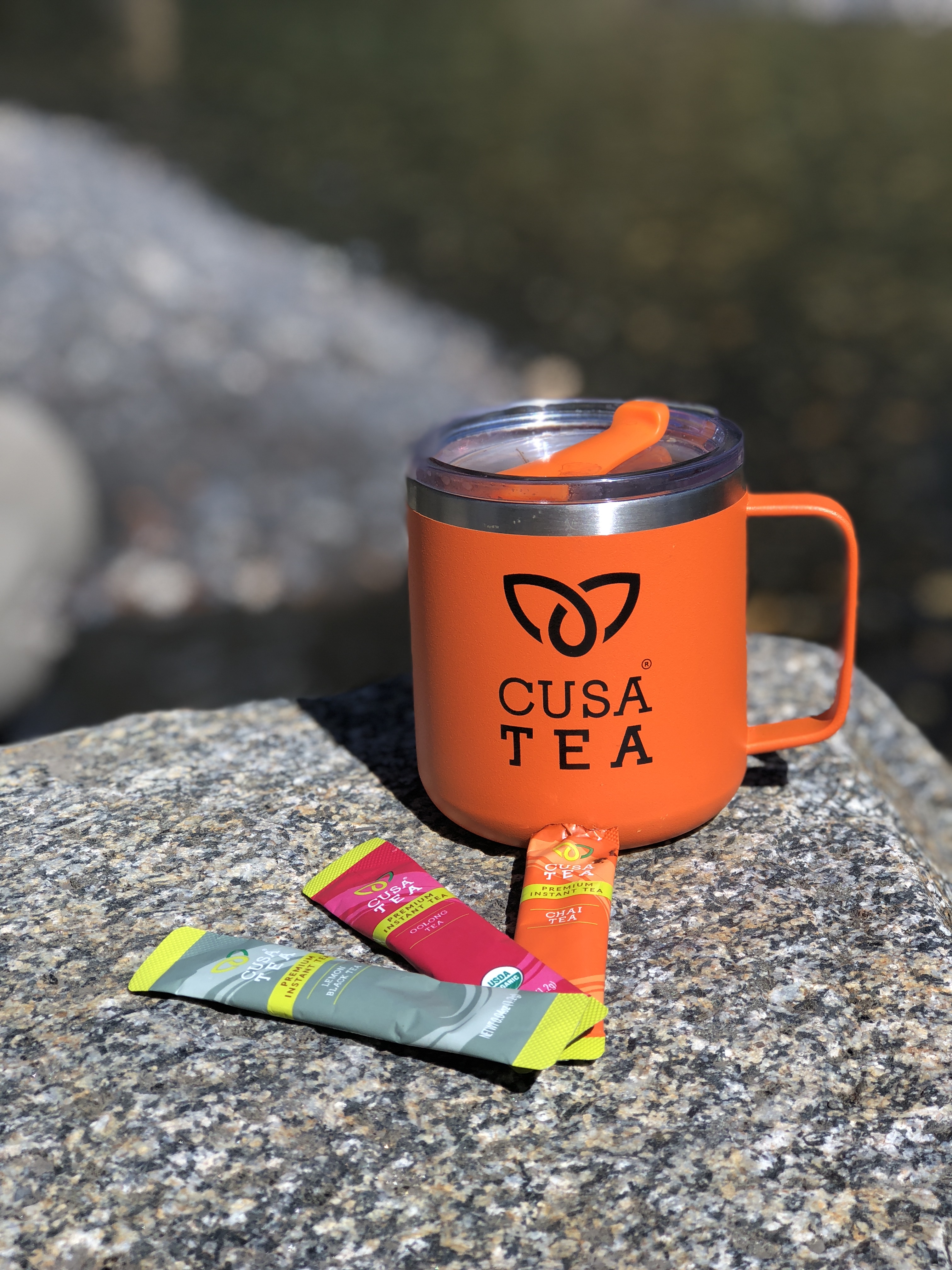 Currently available in six flavors, Cusa Tea offers a taste and style of premium instant tea to suit any tea drinker. Made only from pure tea and real fruit or spices, each flavor achieves its smooth and balanced taste without the use of additives, fillers, preservatives or sugar.