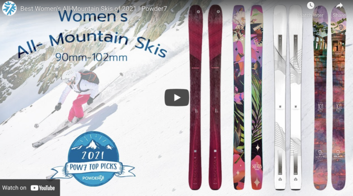 video reviews women skis 2021-22