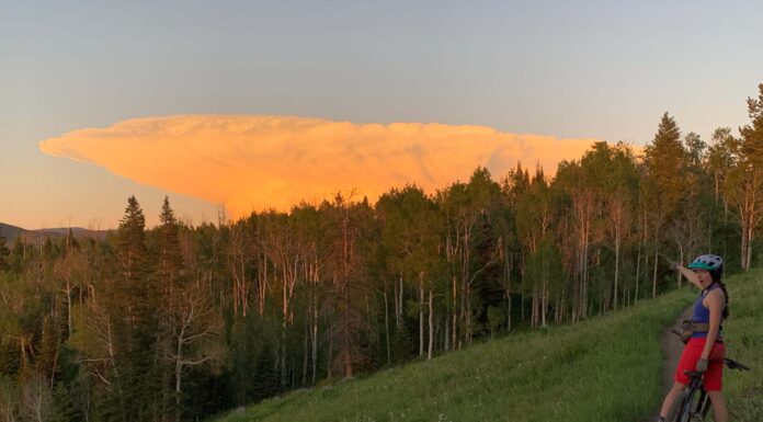 Juliana Roubion Review woman riding juliana roubion in aspen colorado during cloud event