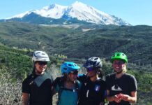 Trek Fuel EX 9.8 GX – 29″ Wheel Review women mountain biking at base of Mt Sopris in Carbondale, Colorado
