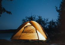 Beat the Heat: Top 10 Women’s Summer Camping Gear to Check Out! glowing tent under stars, women's camping gear